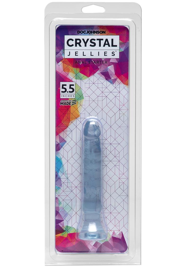 Crystal Jellies Anal Starter Sil A Gel 6 Inch Clear