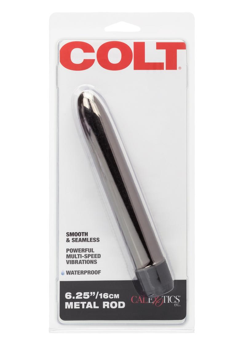 Colt Metal 6.25 Inch Vibrator Silver Waterproof