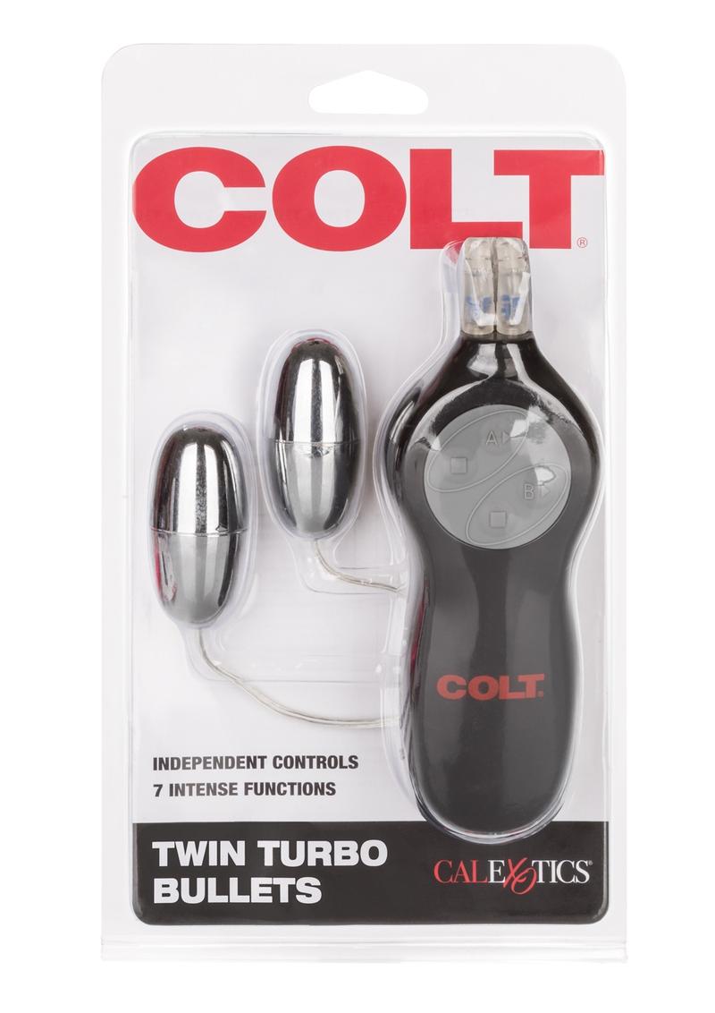 COLT 7 FUNCTION TWIN TURBO BULLETS SILVER WITH PLUG IN JACK