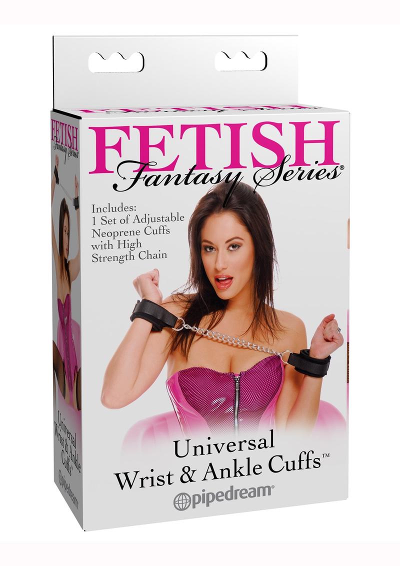 Fetish Fantasy Universal Wrist And Ankle Cuffs Black