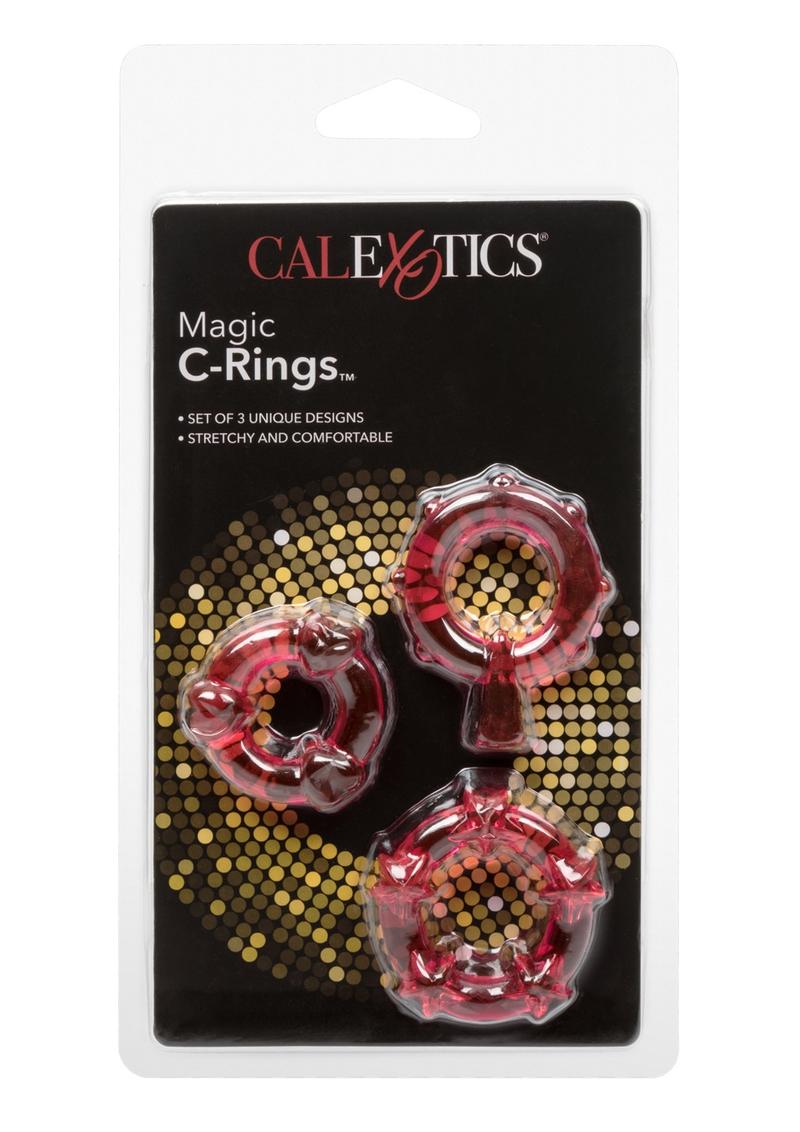 Magic C Rings Set Of 3 Red