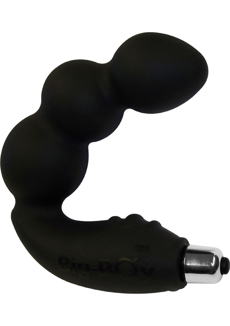 Big Boy Silicone Vibrator Waterproof Black