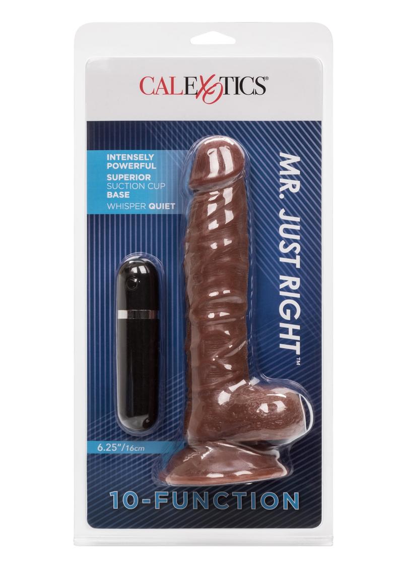 Mr Just Right Elite Eight Dong Vibrator 8.5 Inch Brown
