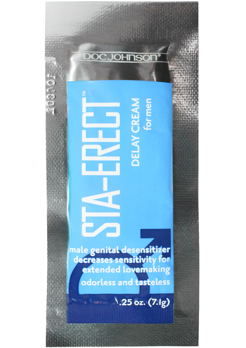 Sta Erect Delay Cream For Men Foil Packs 48 Pieces Bulk