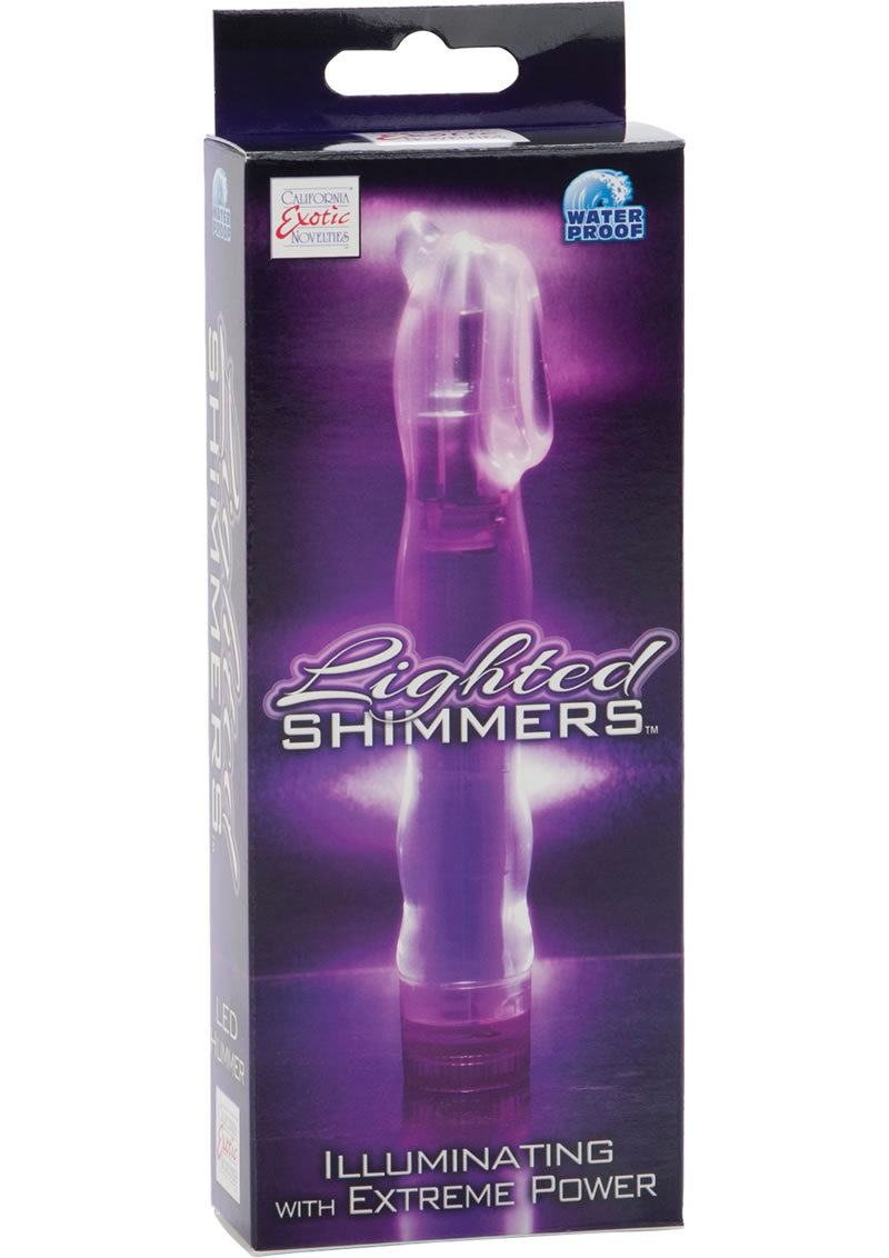 Lighted Shimmers L E D Hummer Waterproof 6.5 Inch Purple