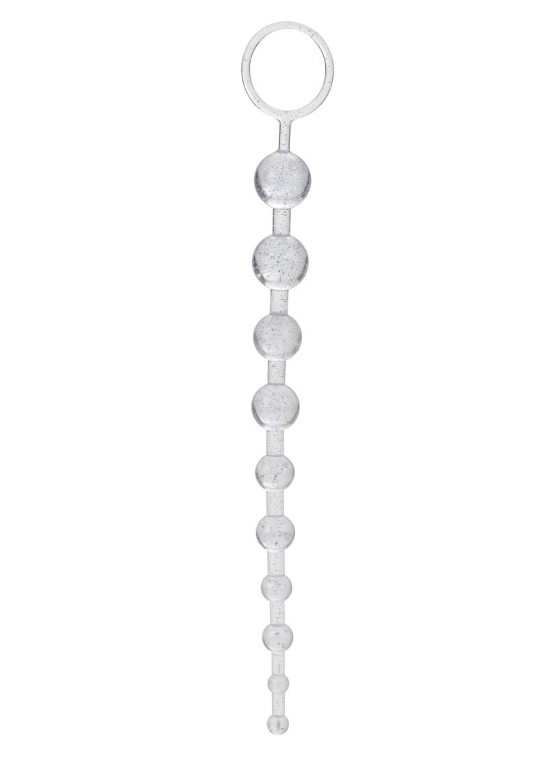 Extreme Pure Gold Platinum X 10 Beads 10.25 Inch White