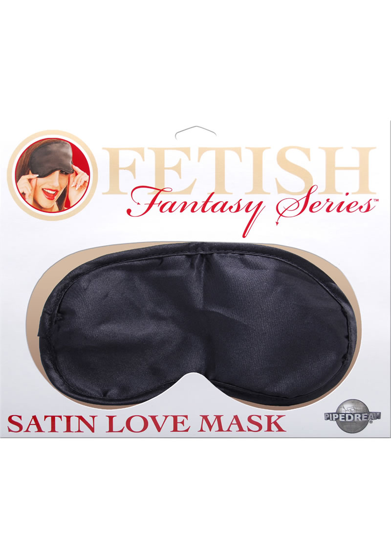 Fetish Fantasy Satin Love Mask Black