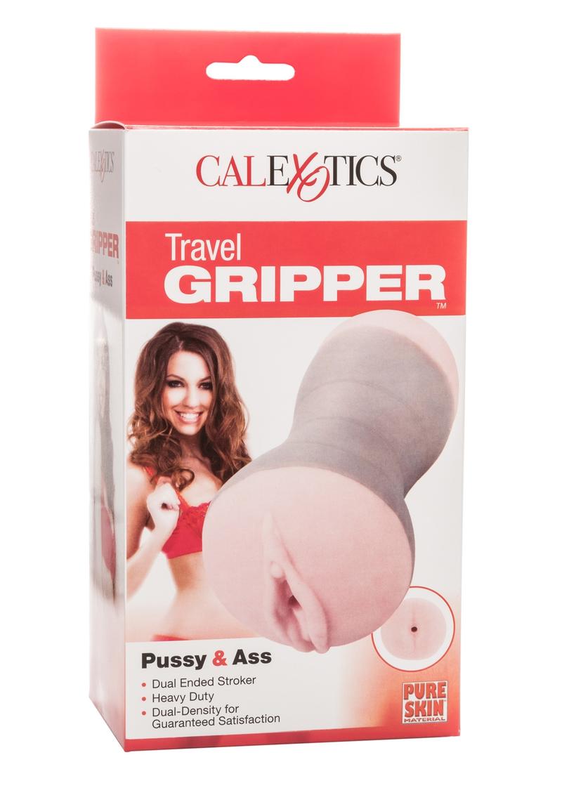 Travel Gripper Pussy And Ass Masturbator Pink