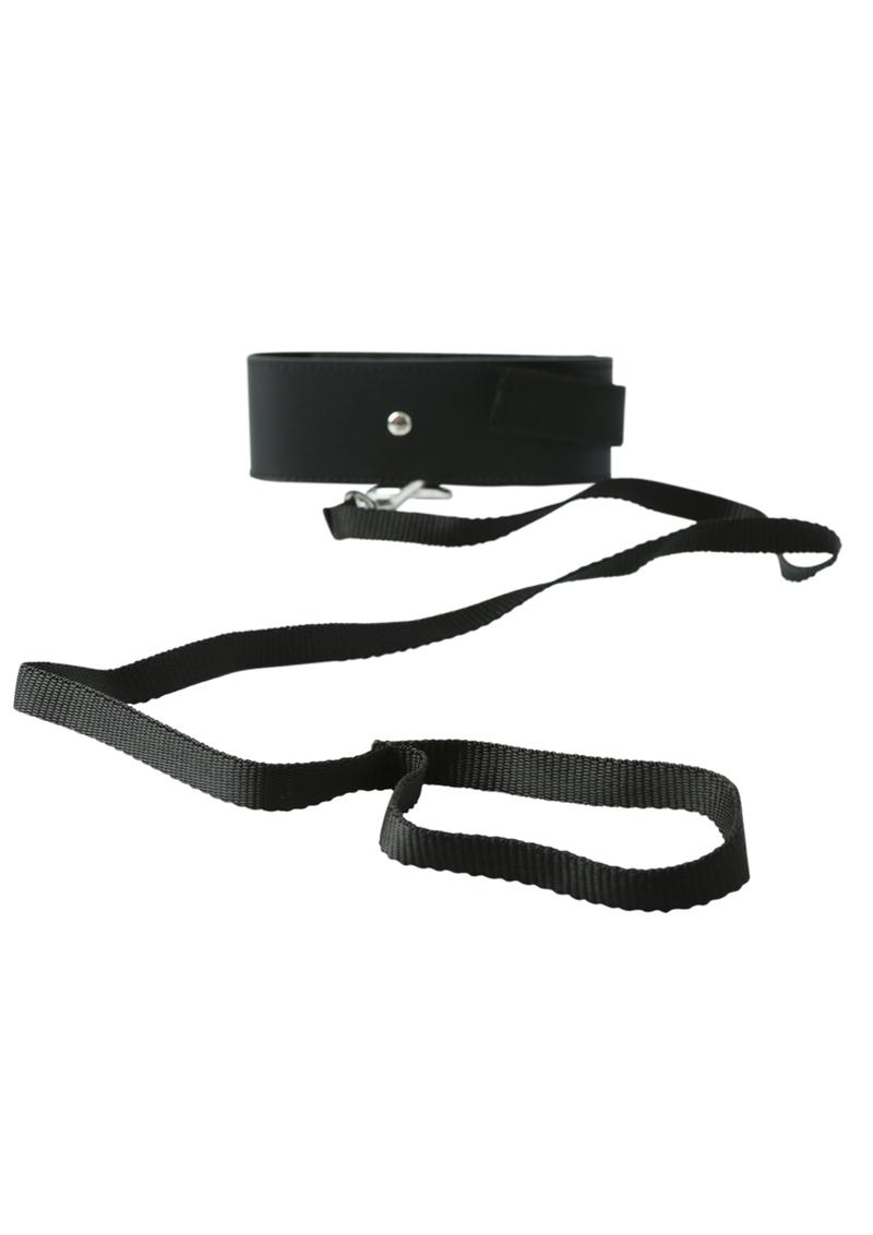 Sex And Mischief Leash and Collar Black