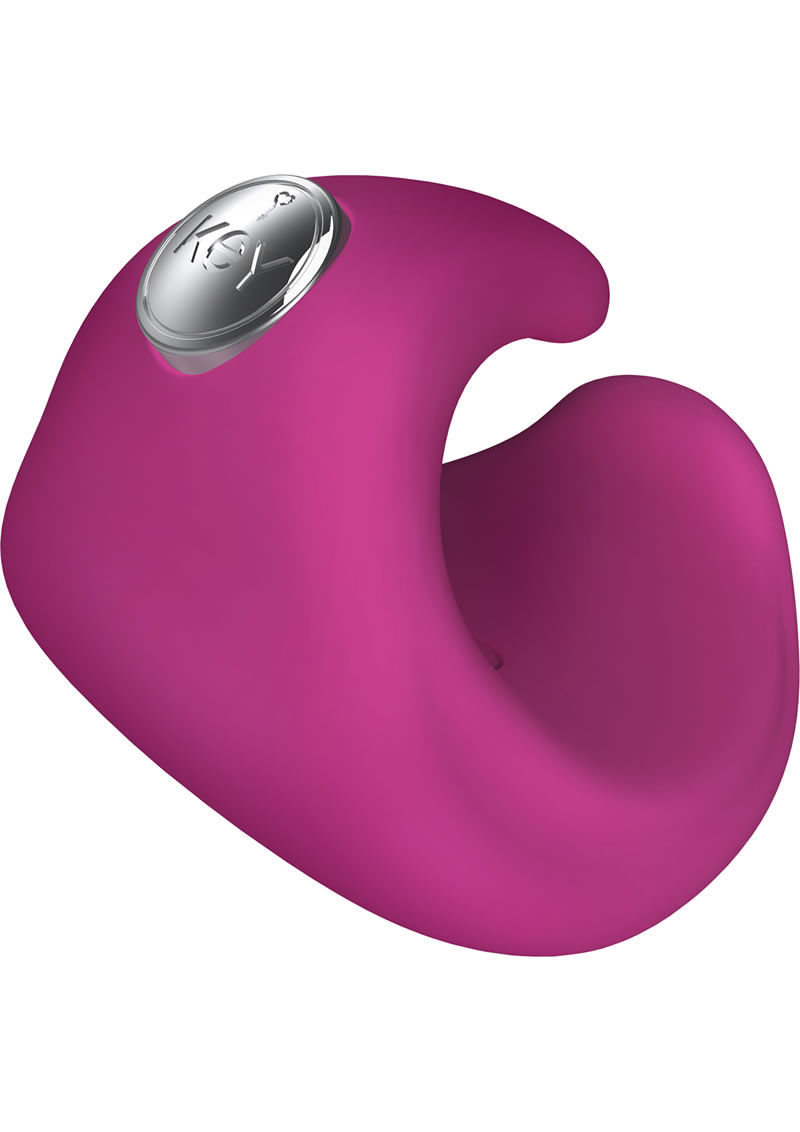 Key Pyxis Silicone Finger Massager Waterproof Pink