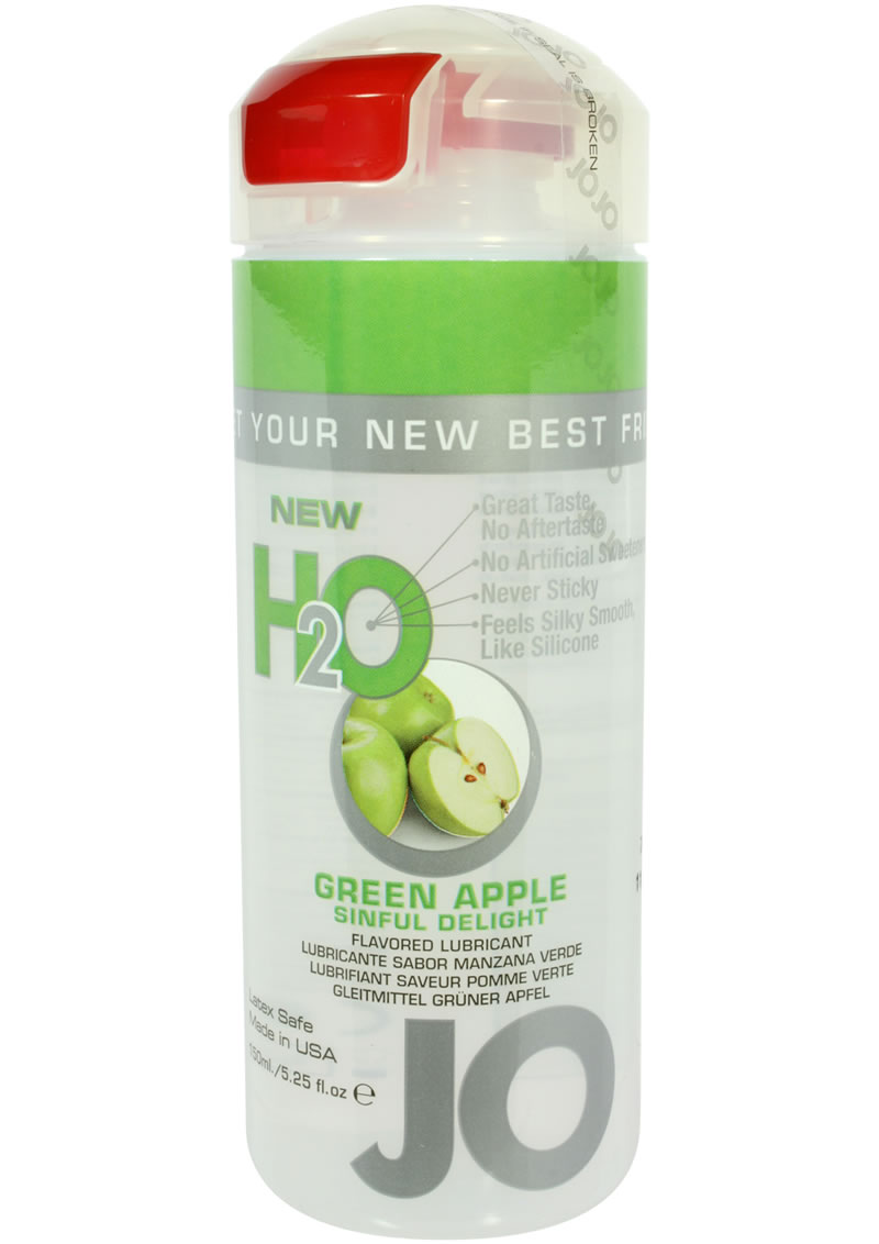 Jo H2O Flavored Lube Green Apple 4 Ounce