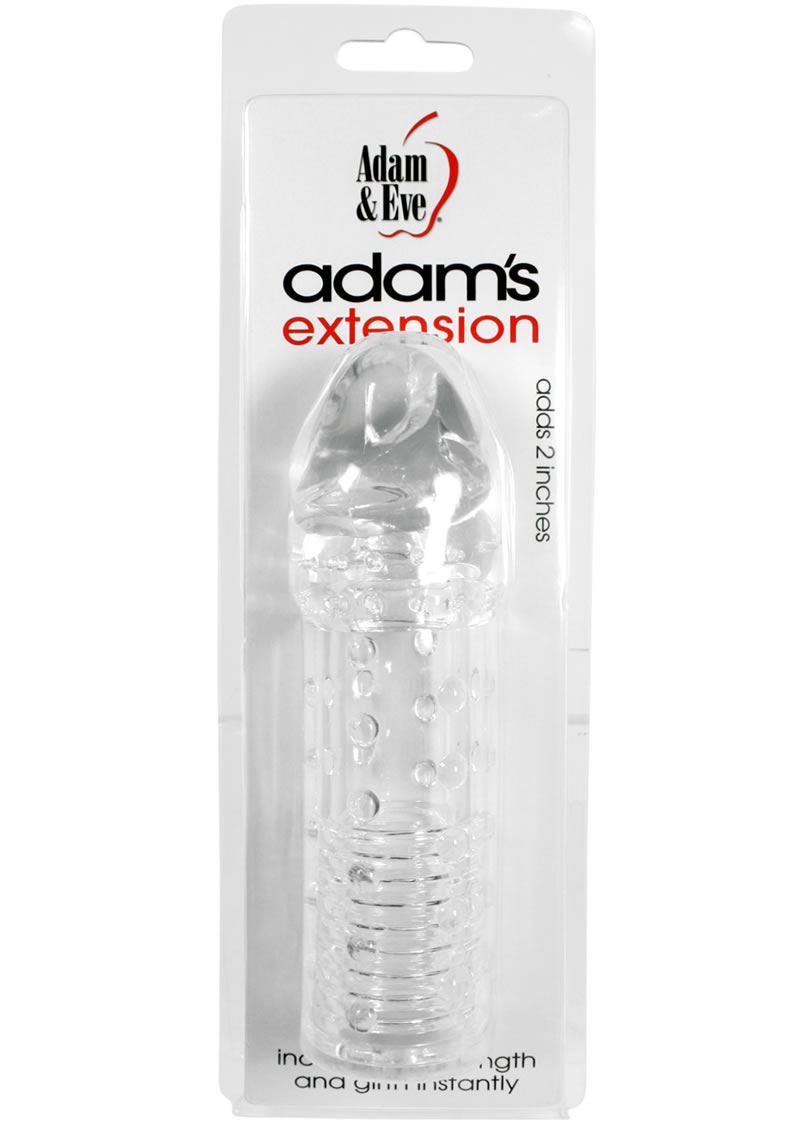 Adam and Eve Adam`s Extension Penis Extension Clear