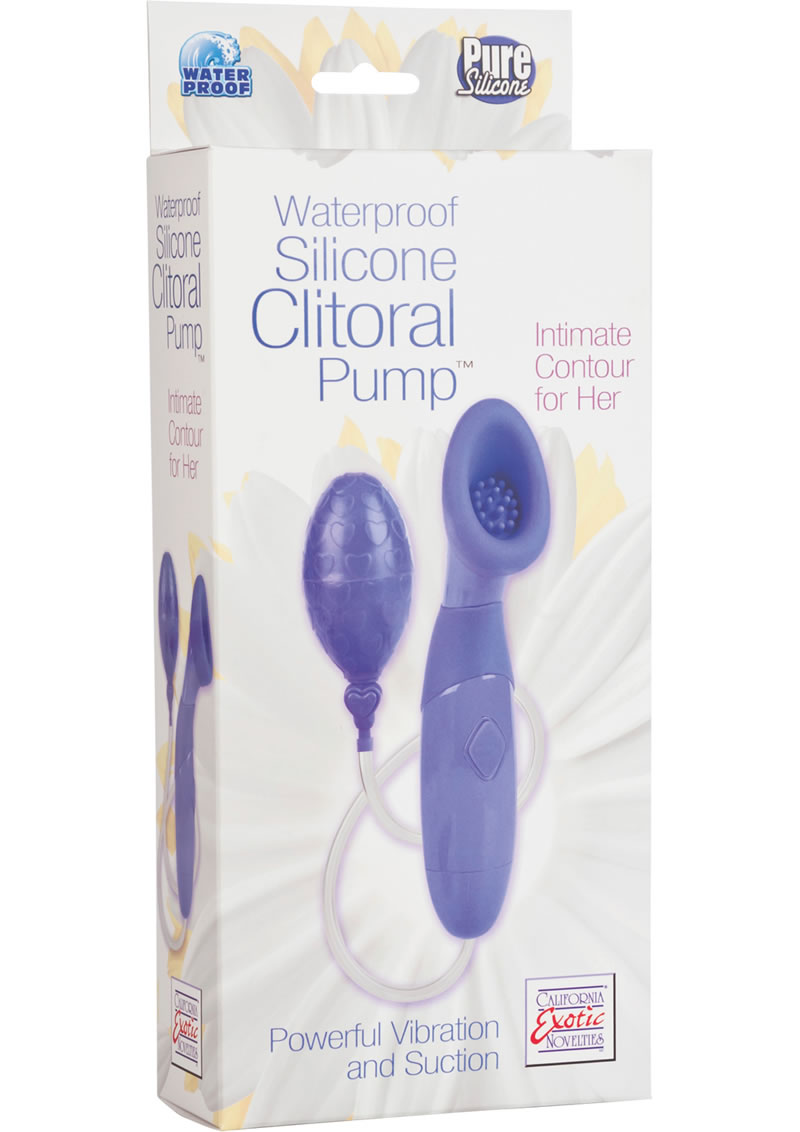 Waterproof Silicone Clitoral Pump Purple