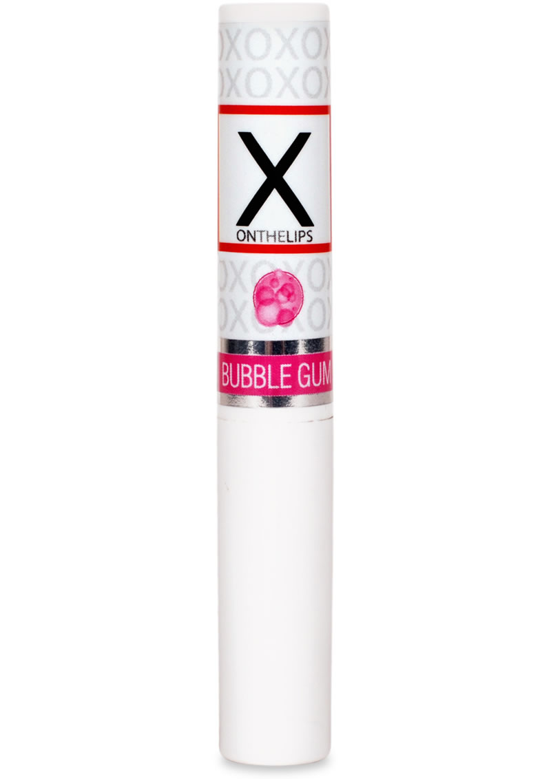 X On The Lips Buzzing Lip Balm With Pheromones Bubble Gum Flavor .75oz