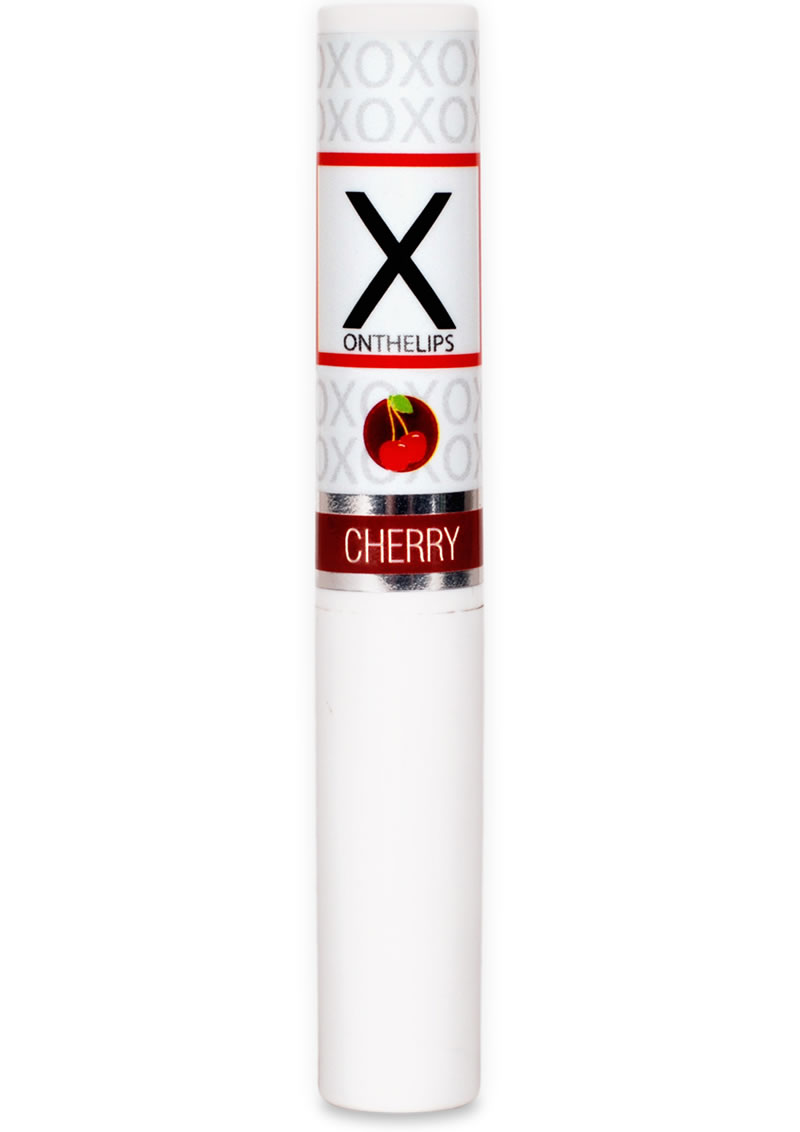 X On The Lips Buzzing Lip Balm With Pheromones Electric Cherry Flavor .75oz