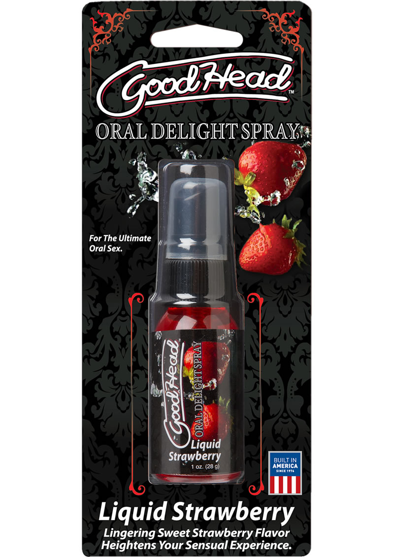 Goodhead Oral Delight Spray Liquid Strawberry 1 Ounce