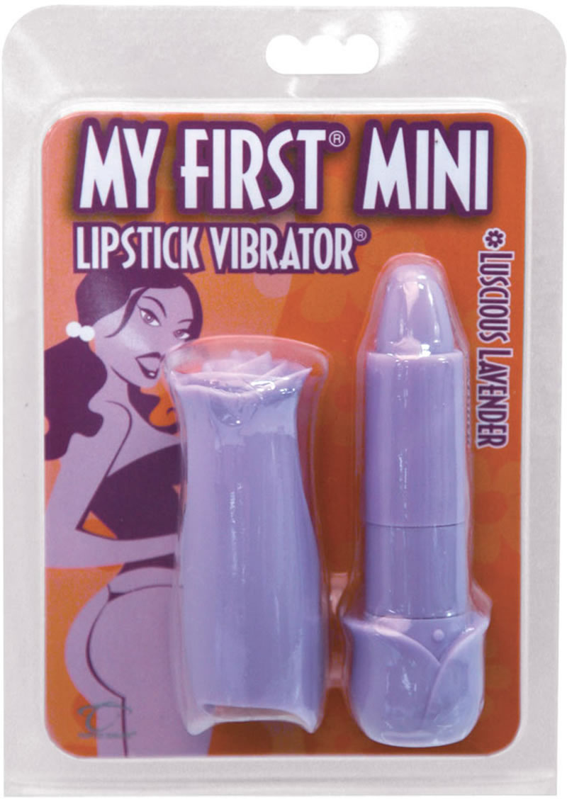 My First Mini Lipstick Vibrator Waterproof Luscious Lavender