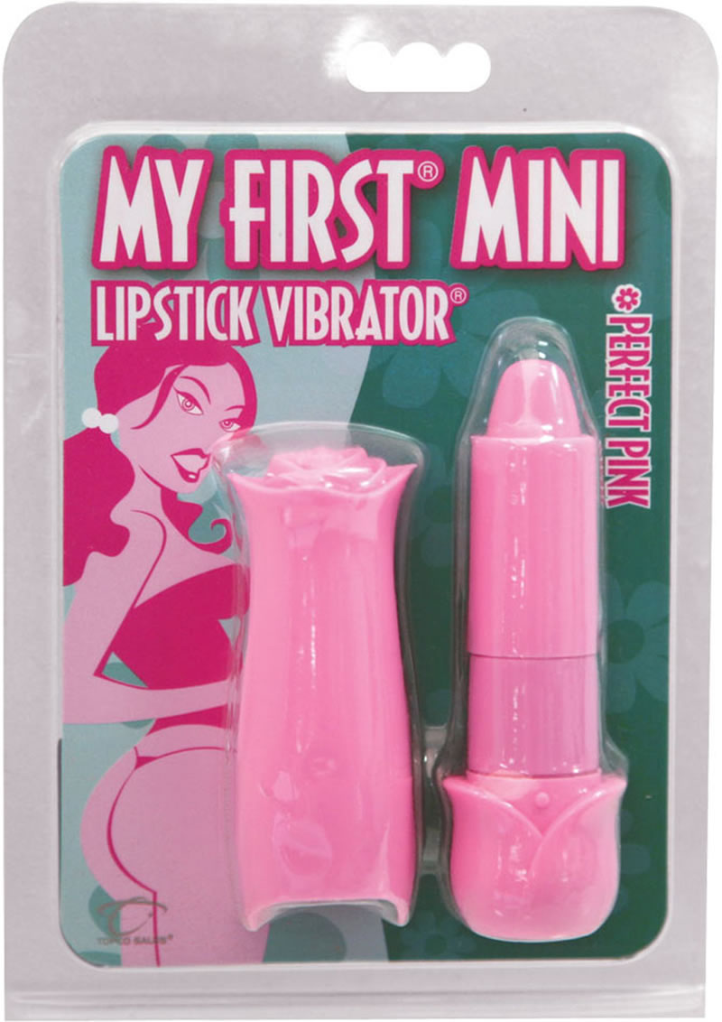 My First Mini Lipstick Vibrator Waterproof Perfect Pink