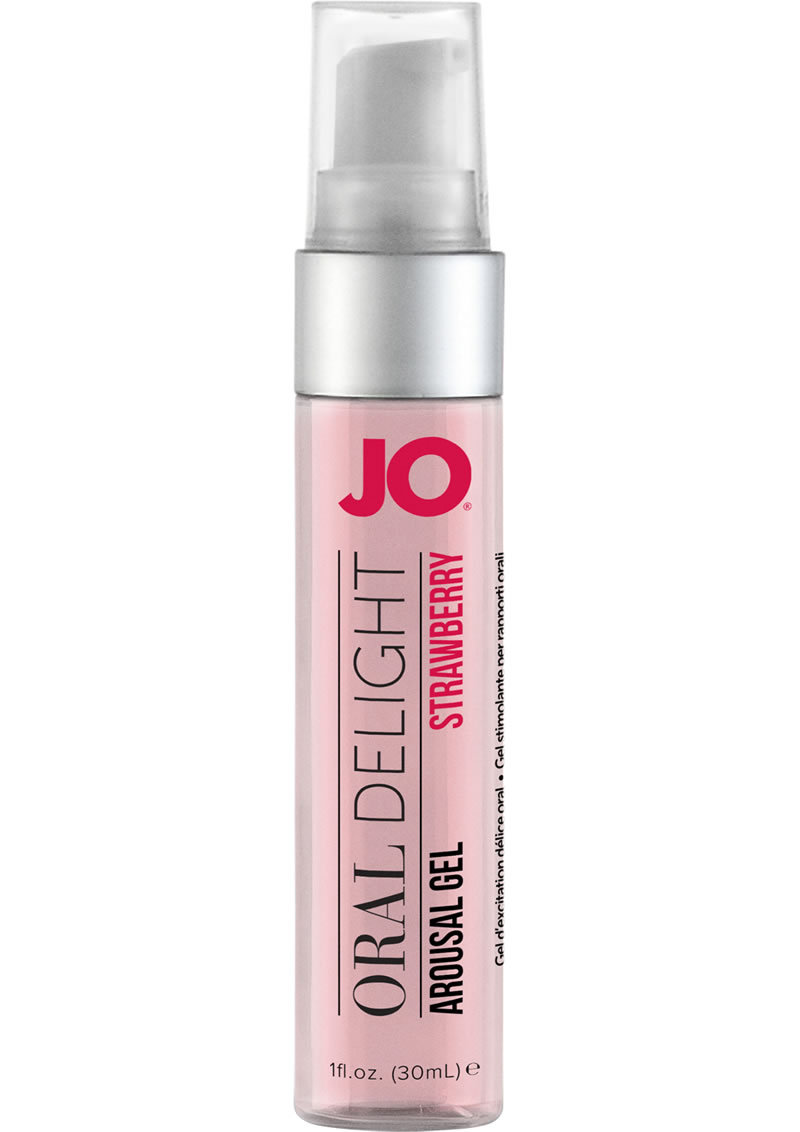 Jo Oral Delight Flavored Arousal Gel Strawberry 1 Ounce