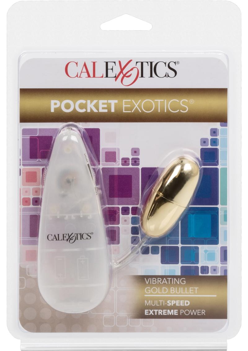 Pocket Exotics Vibrating Bullet Gold