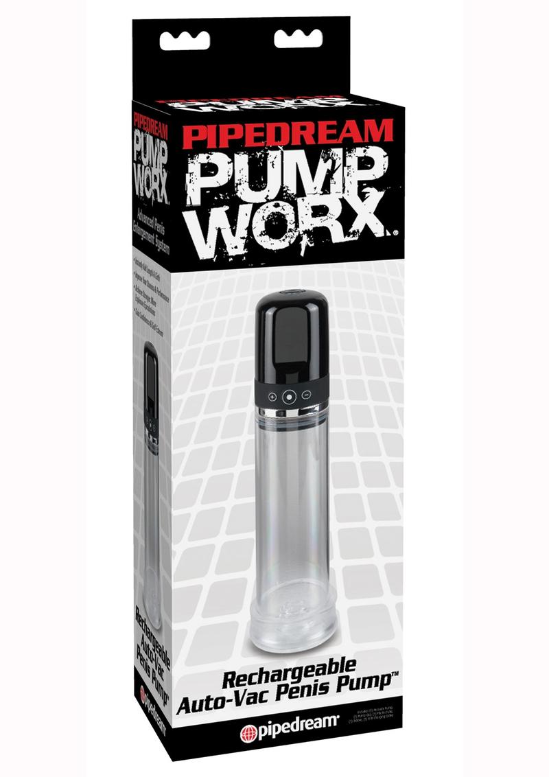 Pump Worx Rechargeable Auto Vac Penis Pump 7.5 Inches