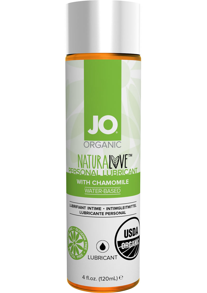 Jo Organic Naturalove Personal Waterbased Lubricant With Chamomile 4 Ounce