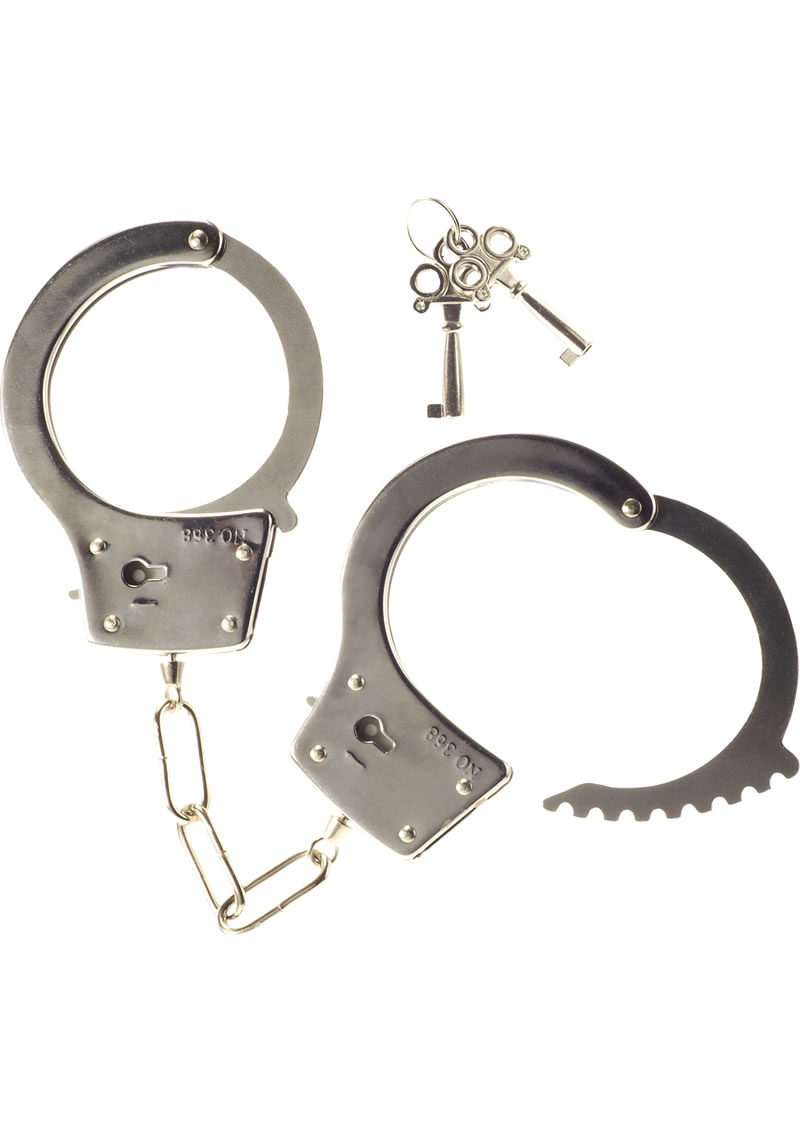 Kinx Heay Metal Handcuffs Silver
