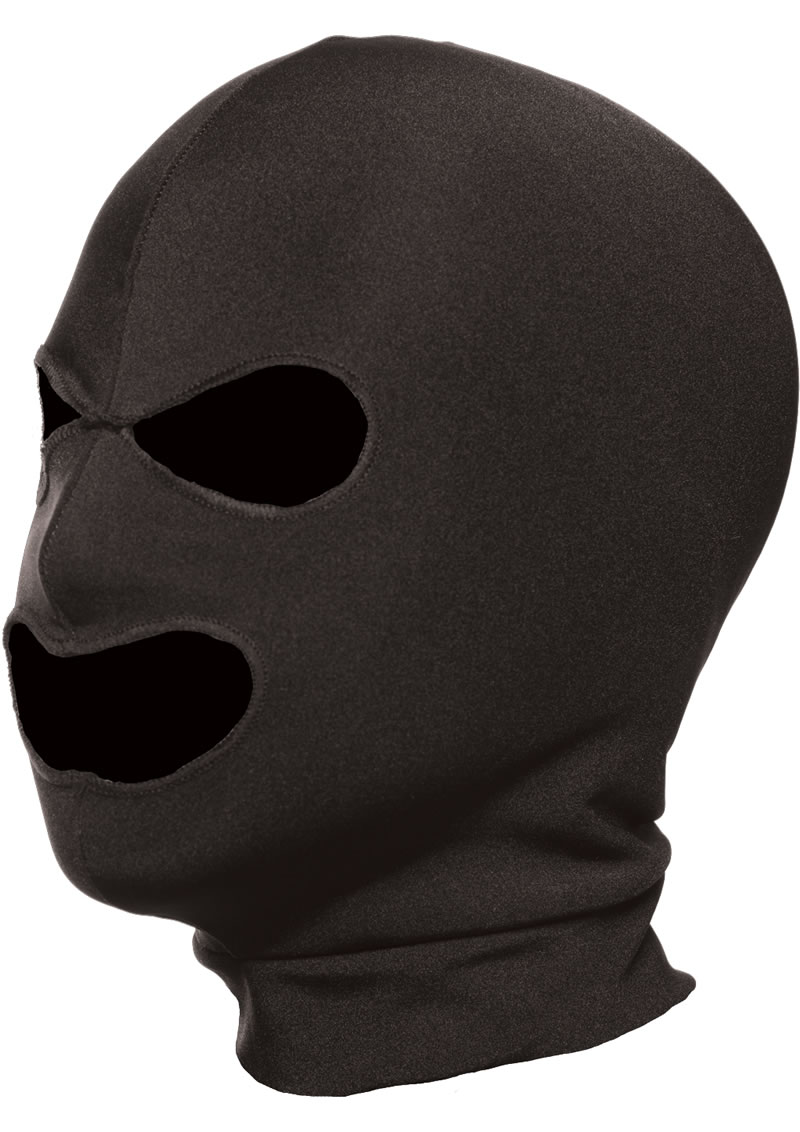 Master Series Spandex Hood With Eye And Mouth Holes Black