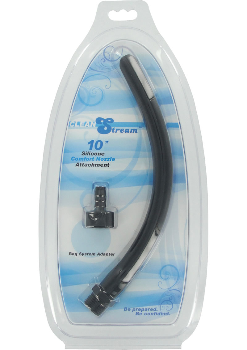 Clean Stream Silicone Comfort Nozzle Tip Attachment Black 10 Inch