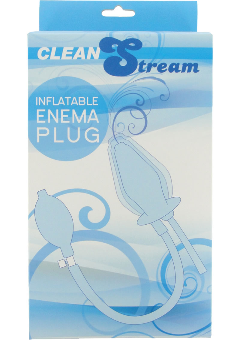 Clean Stream Inflatable Enema Silicone Plug Black