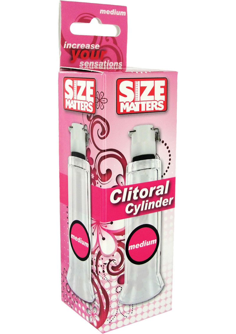 Size Matters Clitoral Cylinder Clear Med