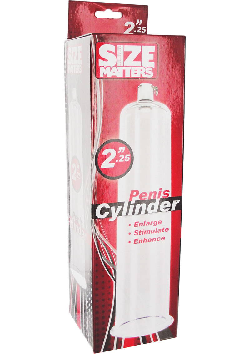 Size Matters Penis Cylinder Clear 2.25 Diameter