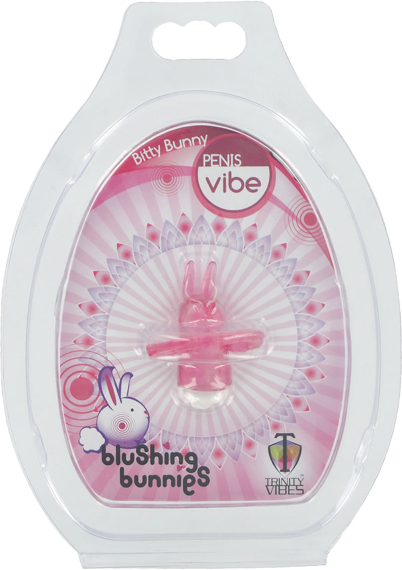 Trinity Vibes Bitty Bunny Penis Ring Vibe Pink