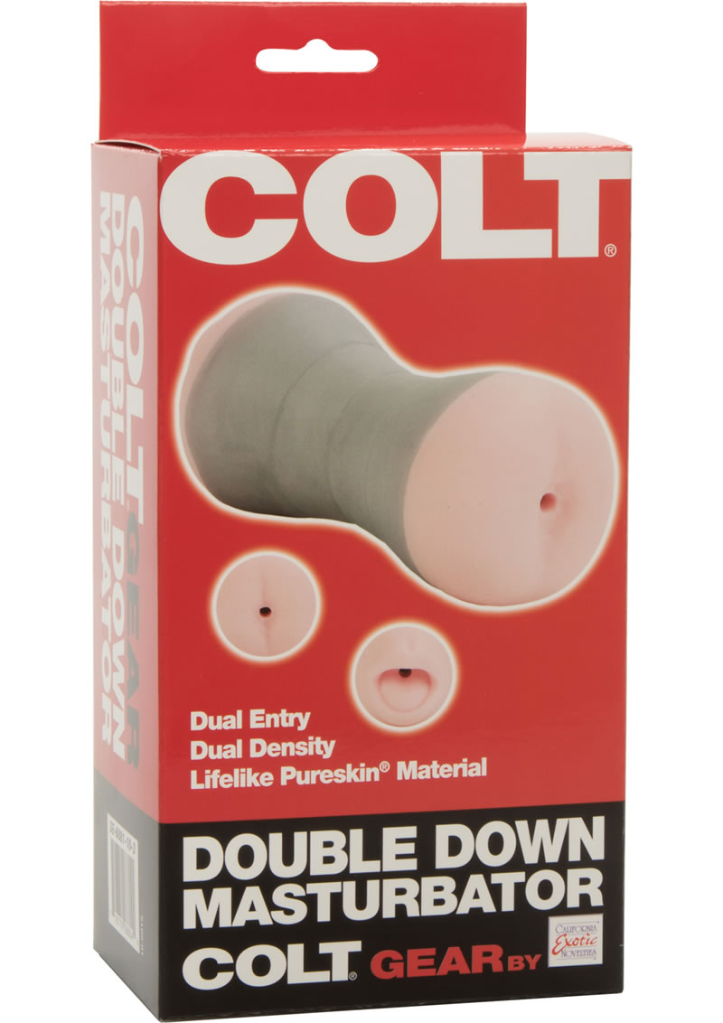 Colt Double Down MOuth And Ass Masturbator Flesh