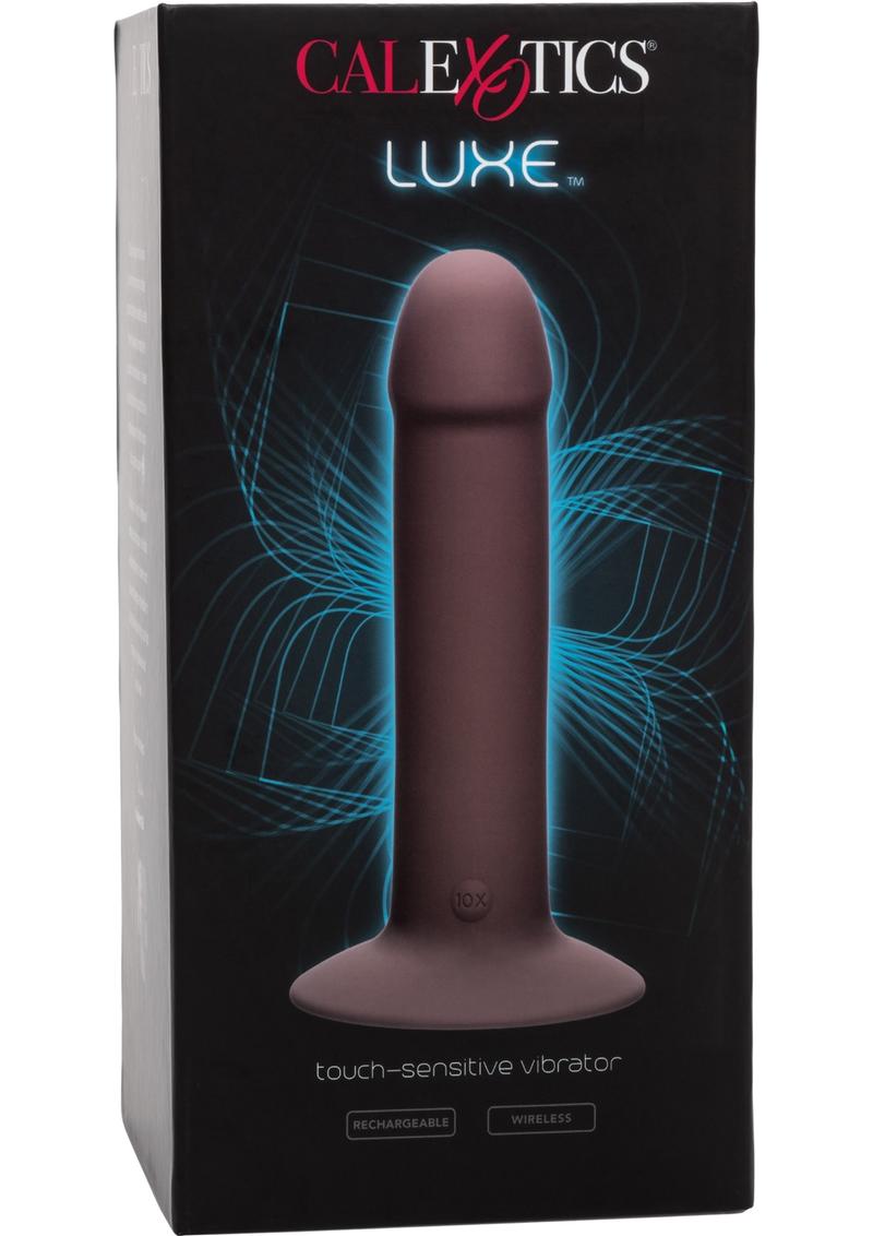 Luxe Touch Sensitive Rechargeable Vibrator Chocolate