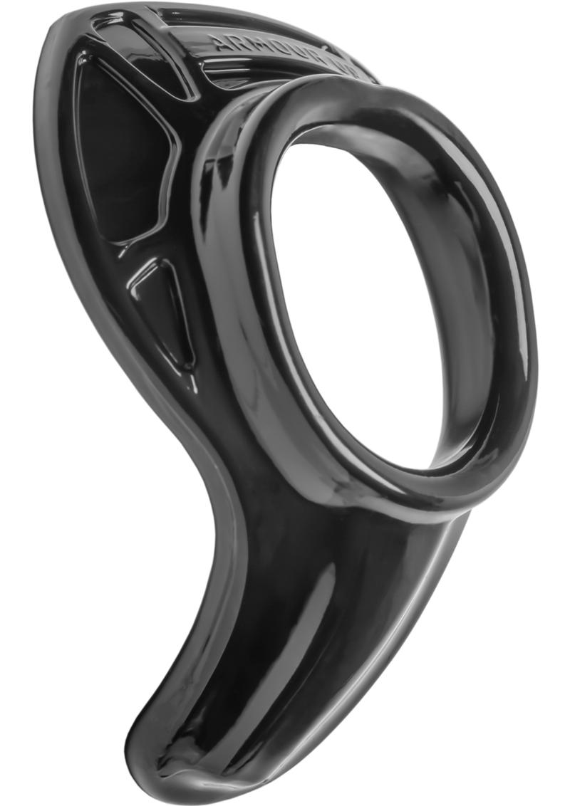 Perfect Fit Armour Up Sport Cock Ring - Black