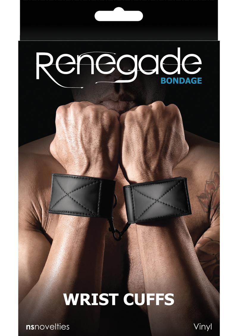 Renegade Bondage Wrist Cuff Black