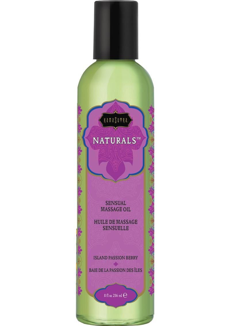 Naturals Sensual Massage Oil Island Passion Berry 8 Ounce