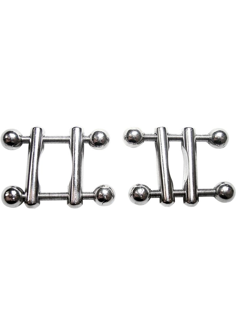 Rouge Ball End Nipple Clamps Adjustable Stainless Steel
