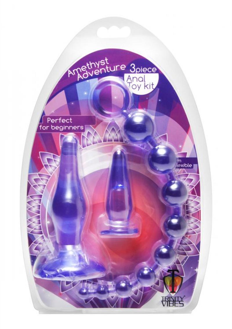 Amethyst Adventure Anal Toy Kit Purple