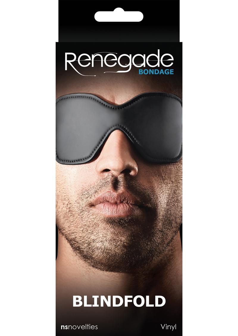 Renegade Bondage Vinyl Blindfold Black