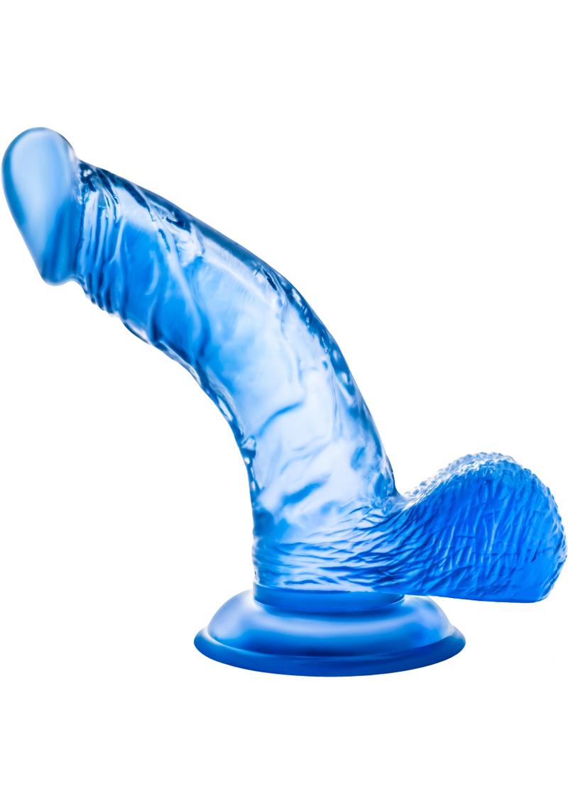 B Yours Sweet N Hard 08 Dildo With Balls -Blue