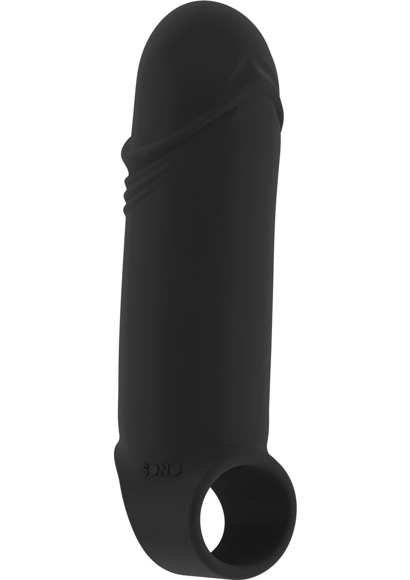 Sono No 35 Stretchy Thick Penis Extension Black