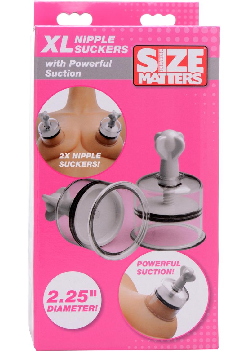 Size Matters XL Nipple Suckers Nipple Pumps 2.25 Inch Each Diameter