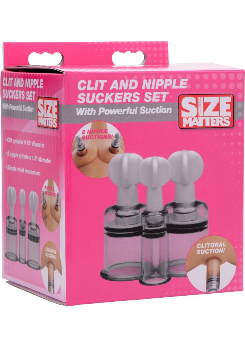 Size Matters Clit And Nipple Sucker Set