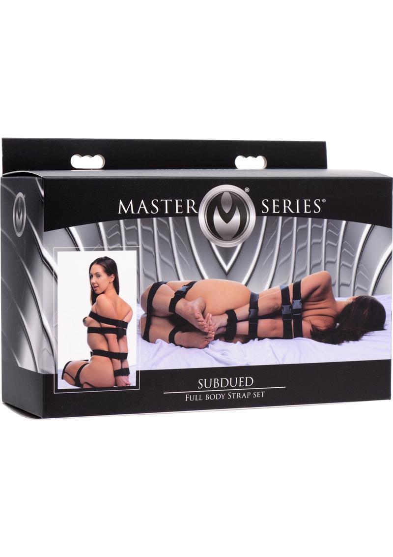Master Series Subdued Full Body Strap Set Black
