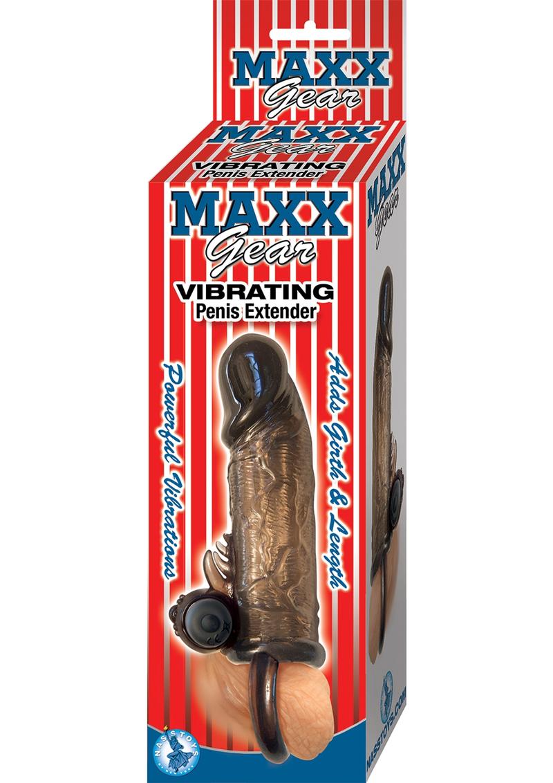 Maxx Gear Vibrating Penis Extender Black