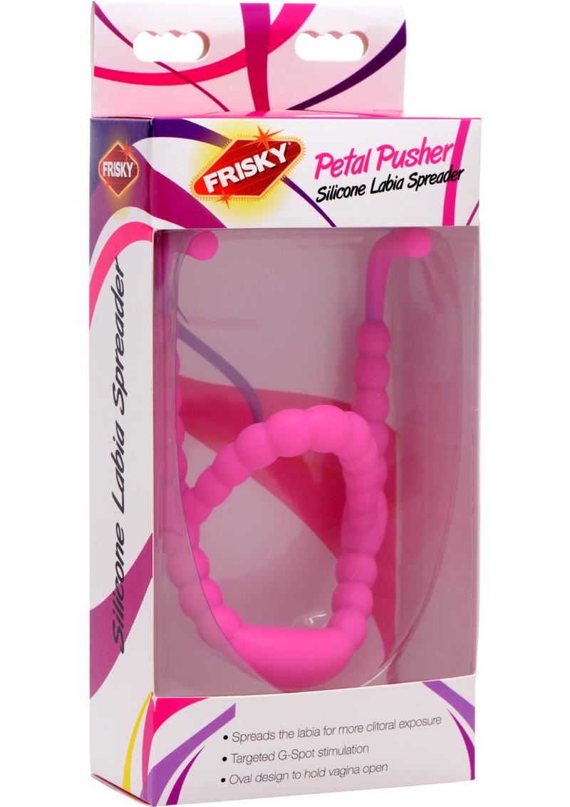 Frisky Petal Pusher Silicone Labia Spreader Pink