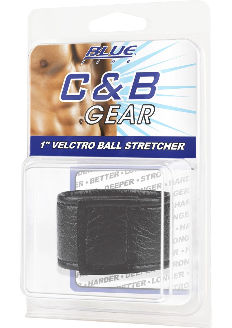 CandB Gear Velcro Ball Stretcher Adjustable Black 1 Inch