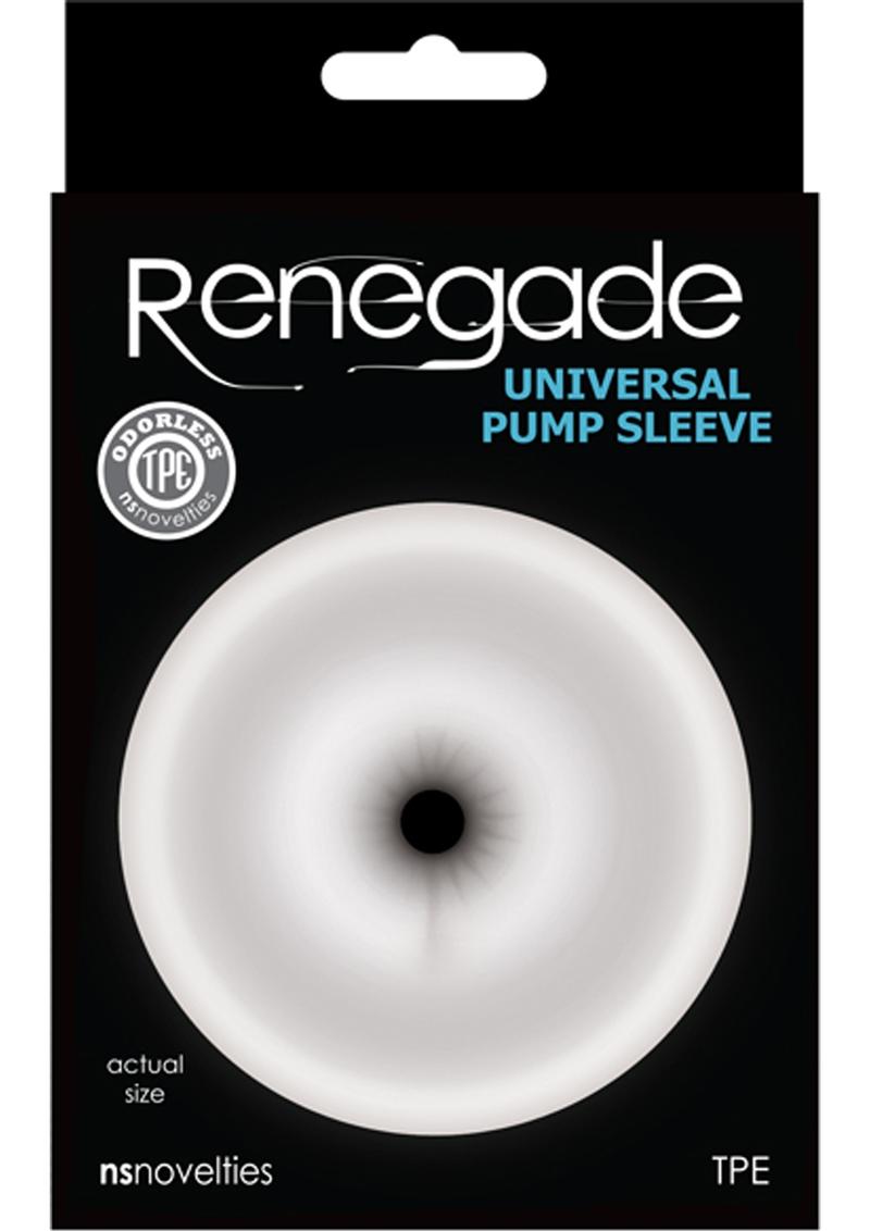 Renegade Universal Pump Sleeve Anal - Clear